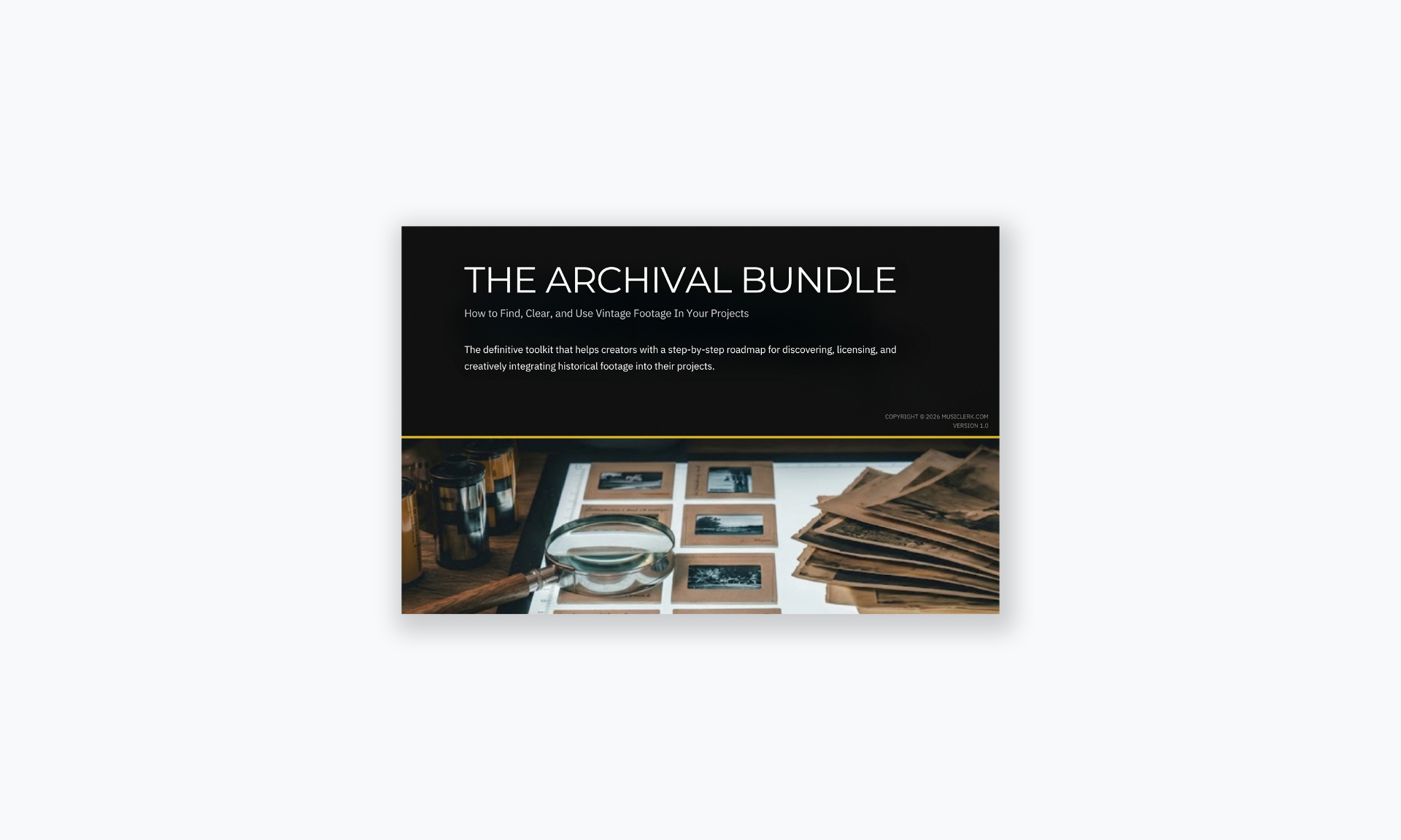 The Archival Bundle